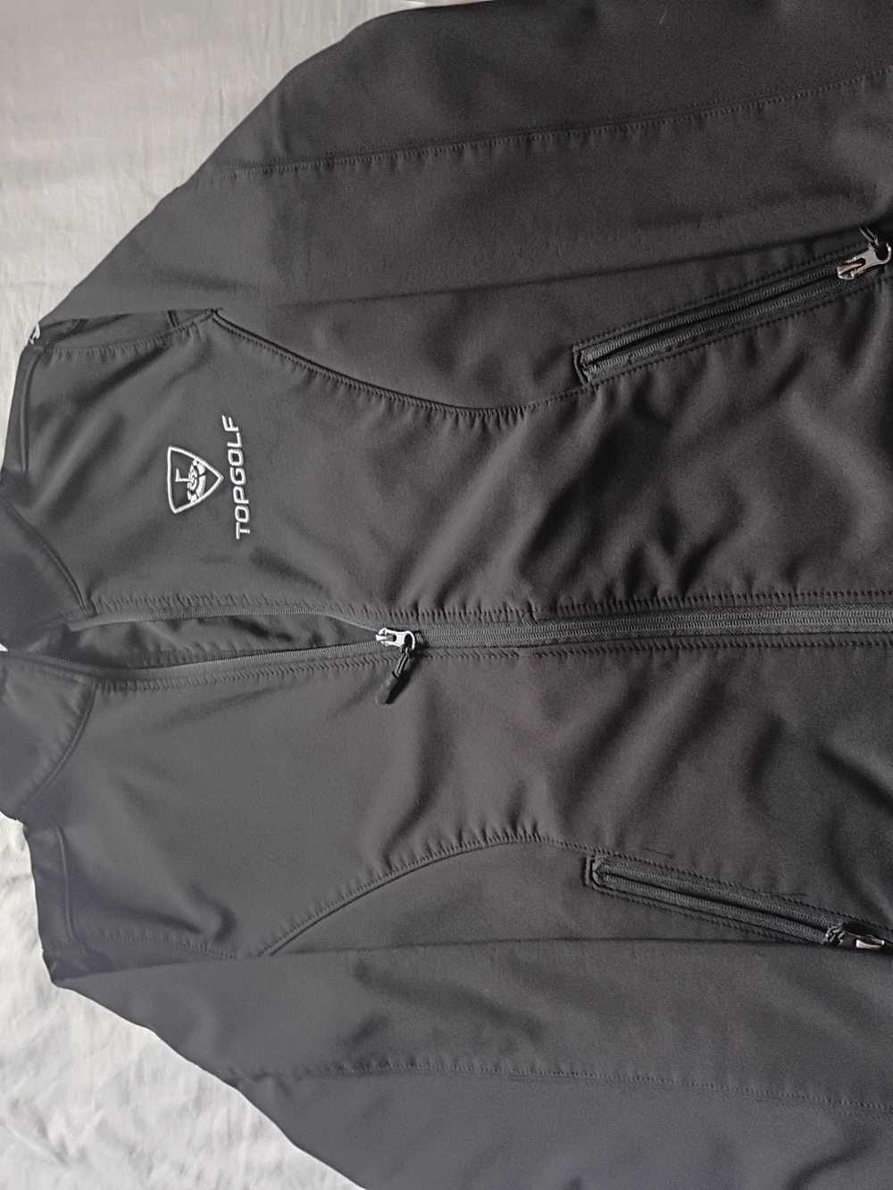 HP Black Topgolf Performance Softshell Jacket